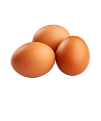 eggs isolated on white background