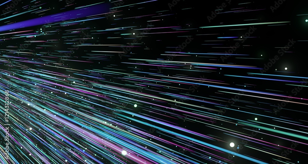 Poster light wave background, 3d rendering, abstract background