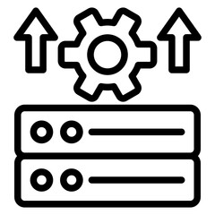 Data Management Vector Design Icon Style
