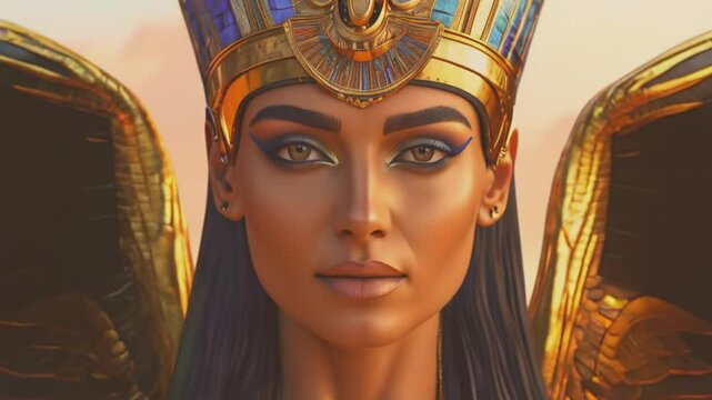 Captivating Portrait of Goddess Isis