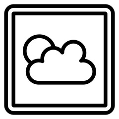 Weather App Vector Design Icon Style