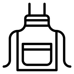 Apron Vector Design Icon Style