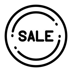 Sale Sticker Vector Design Icon Style