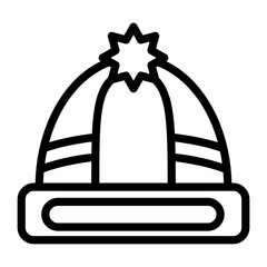 Winter Hat Vector Design Icon Style