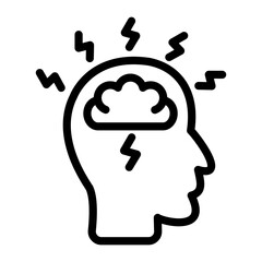 Brainstorming Vector Design Icon Style