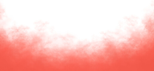 Red smoke, floating misty fog toxic cloud or smoke isolated on transparent background, colored chemical gas, bad odour concept. color smoke texture effect. Design elements, PNG	