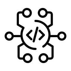 Programming Vector Design Icon Style