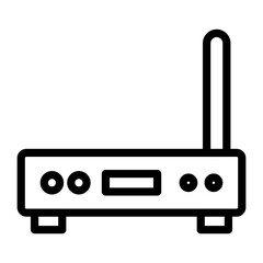 Wifi Router Vector Design Icon Style