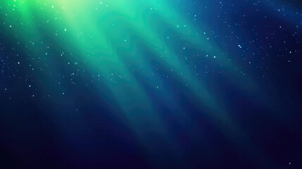 Abstract Dark Blue-Green Gradient Design Blurred Grainy Texture, Aurora, Light, for Wallpaper or Cover Purposes.