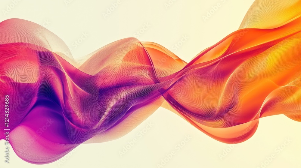 Poster an abstract, geometric background with flowing lines and vibrant colors, creating a dynamic design.