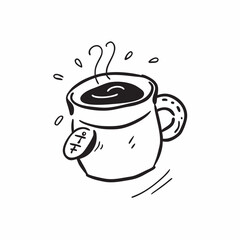 Artfully crafted coffee with beautiful foam design