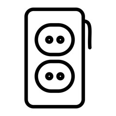 Fototapeta premium Socket Vector Design Icon Style