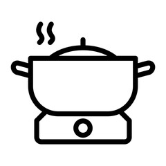 Cooker Vector Design Icon Style