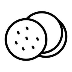 Biscuits Vector Design Icon Style
