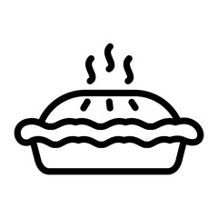 Pie Vector Design Icon Style