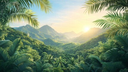 A picturesque jungle view