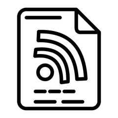 RSS Vector Design Icon Style