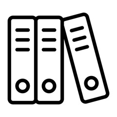 Binders Vector Design Icon Style