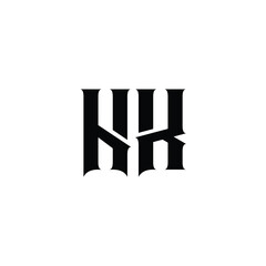 NK monogram logo design letter text name symbol monochrome logotype alphabet character simple logo
