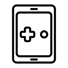 Obraz premium Tablet Game Vector Design Icon Style