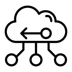 Network Vector Design Icon Style