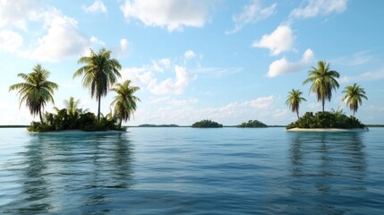 Fototapeta premium Tranquil Tropical Island Paradise