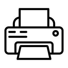 Printer Vector Design Icon Style