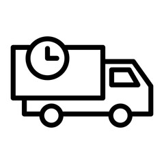 Hours Delivery Vector Design Icon Style