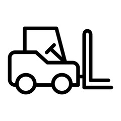 Forklift Vector Design Icon Style