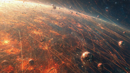  intergalactic marketplaces hovering over pulsar stars