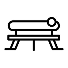 Bench Vector Design Icon Style