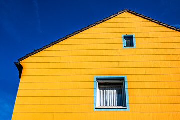 typical apartment house in austria