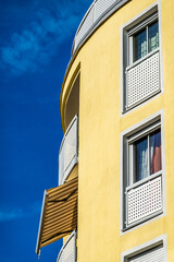 typical apartment house in austria