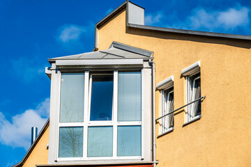 typical apartment house in austria