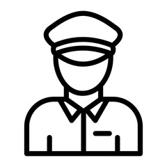 Police Officer Vector Design Icon Style