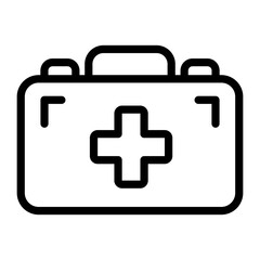 First Aid Kit Vector Design Icon Style