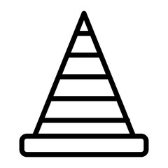 Cone Vector Design Icon Style