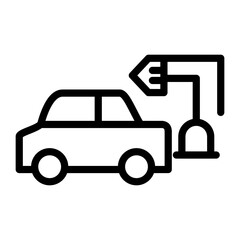 Service Station Vector Design Icon Style