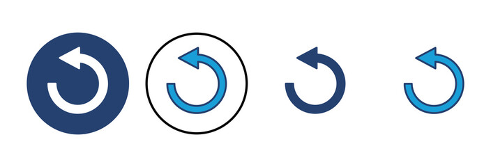 Refresh icon vector. Reload icon vector. Update icon.