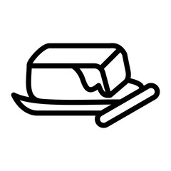 Butter Vector Design Icon Style