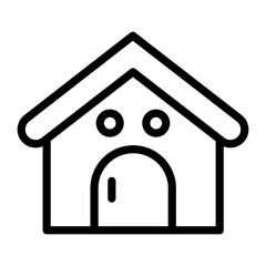 Pet House Vector Design Icon Style