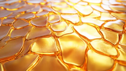 Abstract Golden Texture Background with Metallic Surface