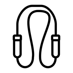Skipping Rope Vector Design Icon Style