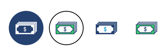 Money icon vector. Money vector icon.