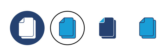 Document icon vector. Paper icon. File Icon