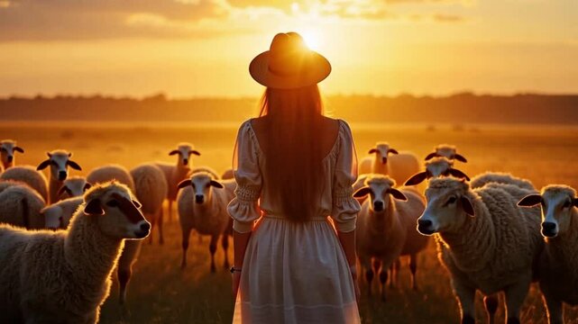 Female shepherd
