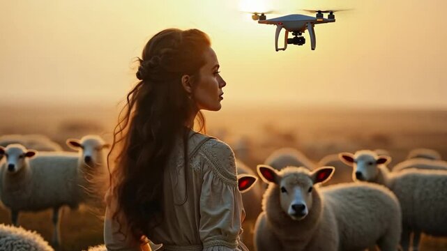 Female shepherd