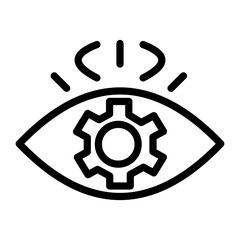 Company Vision Vector Design Icon Style