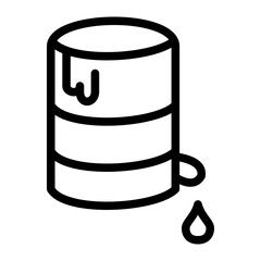Barrel Leak Vector Design Icon Style
