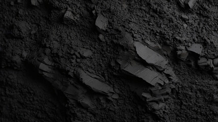 Soft Texture Of Black Plaster